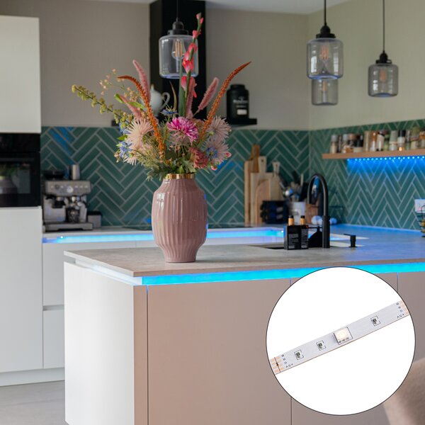 Striscia LED intelligente RGBW 3 metri 12W