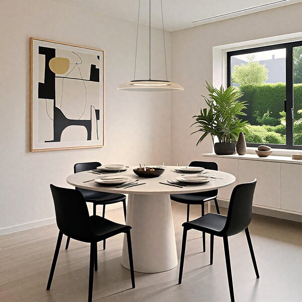 Lampada a sospensione di design nera e trasparente dimmerabile a 3 livelli - Scacrylic