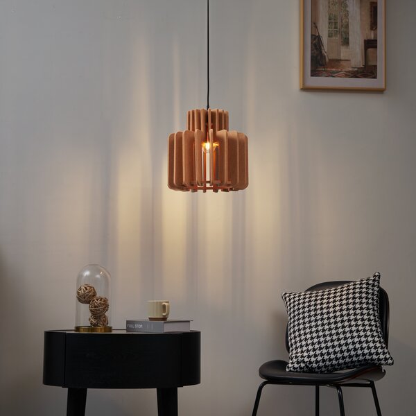 Lampada a sospensione retrò arancione - Felt