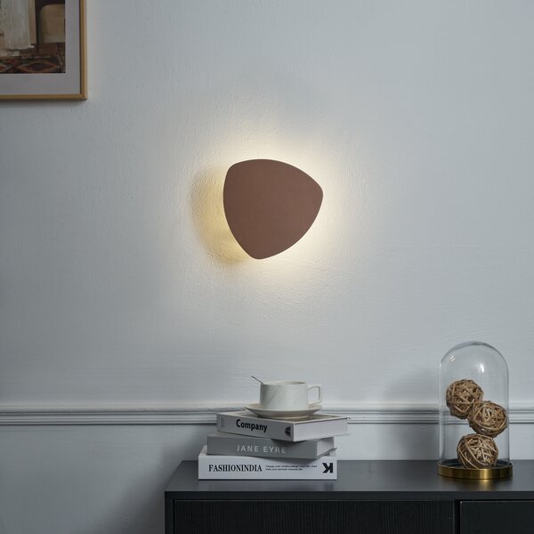 Lampada da parete di design bronzo organico 20 cm 2 luci - Pulley
