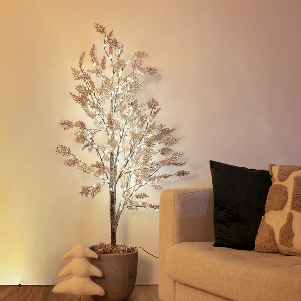 Albero di Natale da esterno da terra 150 cm con LED e timer IP44 - Fuyu