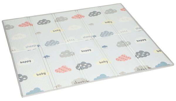 AIYAPLAY Tappeto per Bambini con Lettere dell'Alfabeto e Superficie Impermeabile in XPE Multicolore, 194x176.5x1.5 cm | Aosom Italy