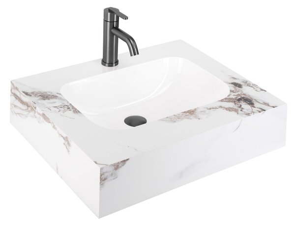 Lavabo sospeso REA Aresa Cold Jade 60