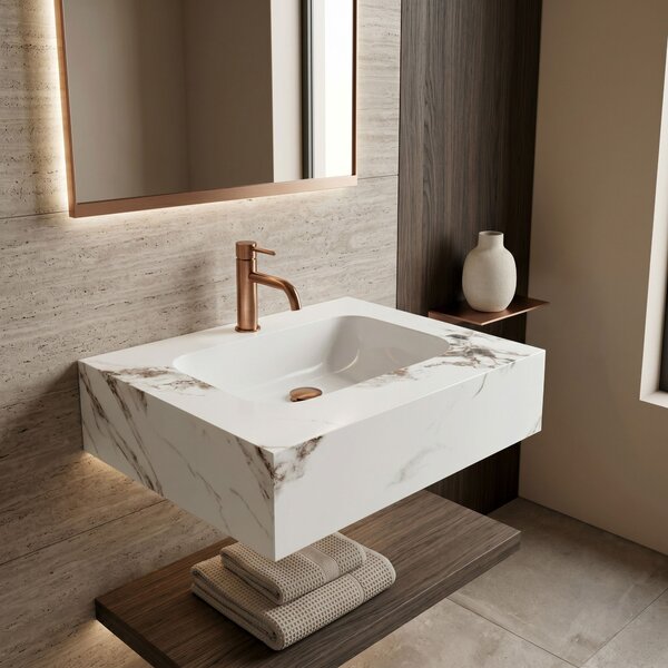 Lavabo sospeso REA Aresa Cold Jade 60