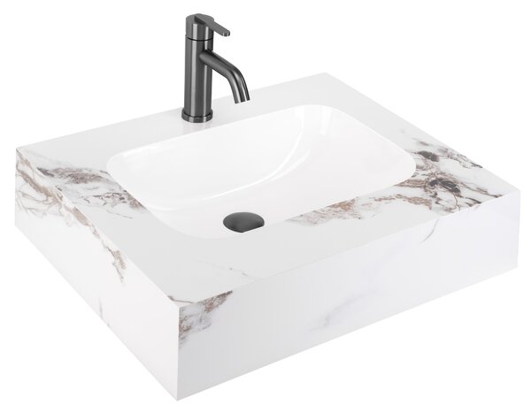 Lavabo sospeso REA Aresa Cold Jade 60