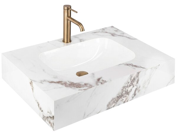 Lavabo sospeso REA Aresa Cold Jade 70
