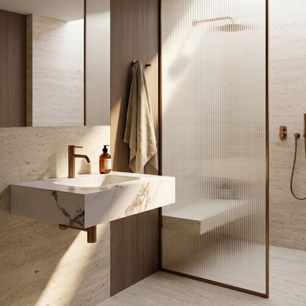 Lavabo sospeso REA Aresa Cold Jade 70