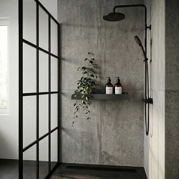 Mensola da bagno SF03 45cm Titan