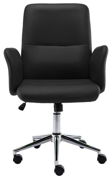 Mobili - Sedia da ufficio CLORIS, colore nero, rivestimento in ecopelle, peso 13,3 kg, codice prodotto 283549