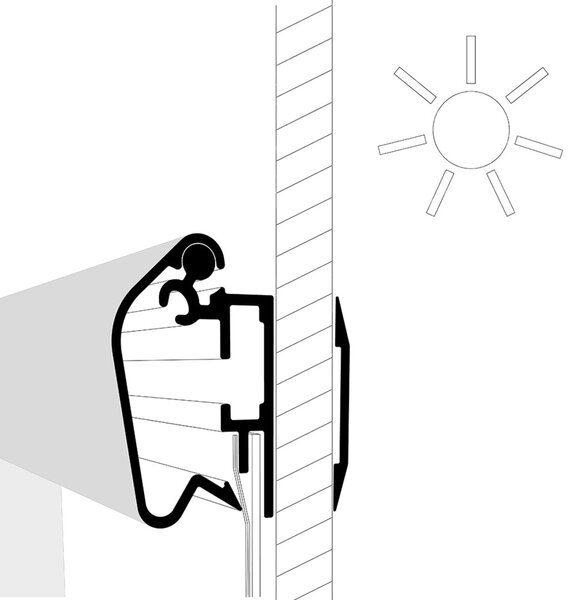 Cornice a Scatto Bifacciale da Vetro 70x100 cm B1, Alluminio Anodizzato Silver, Biadesivo, Grafica Intercambiabile