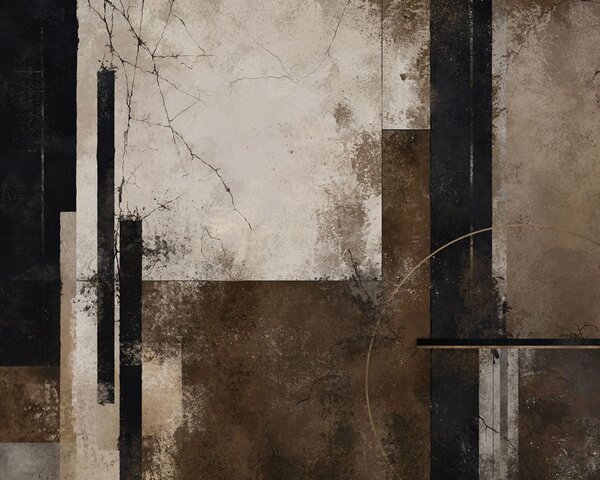 Carta da parati Composizione astratta con linee scure e texture, Carta da parati Buffer, w05541 : Uwalls.it