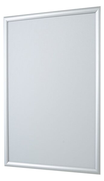 Cornice a scatto in alluminio profilo 25 mm, angoli vivi, formato A1 59,4x84,1 cm, PVC antiriflesso