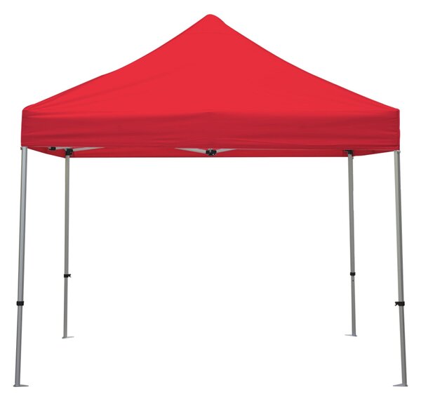Copertura rossa in poliestere per gazebo pieghevole 3x3 metri, tessuto resistente per uso outdoor