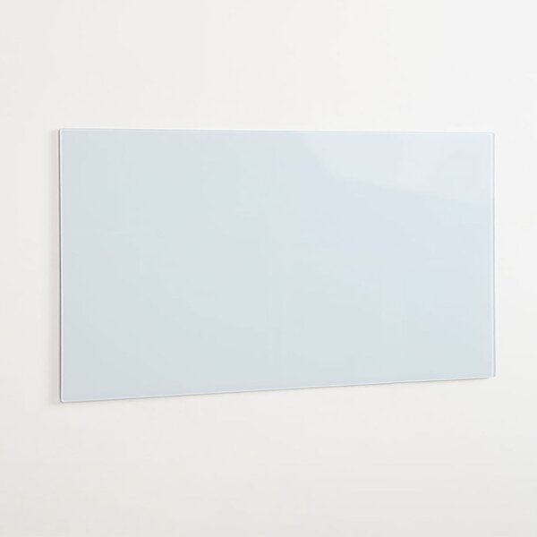 Lavagna Magnetica in Vetro Temperato 150x100 cm, Senza Bordi, Retro in Acciaio Zincato, per Ufficio e Casa