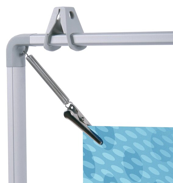 Porta Poster da Parete 50x70 cm, Telaio Alluminio Anodizzato Silver �9mm, Grafica Intercambiabile
