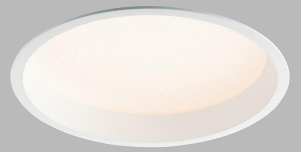 Luce da incasso dimmerabile LED2 ZETA IP44 CRI90, variante: ZETA L, Ø 210 mm, 3000 K, BIANCO, DALI