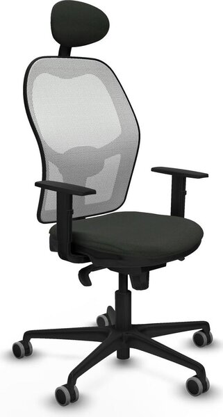 Sedia da ufficio con poggiatesta Jorquera Piqueras y Crespo 1D036G1 Nero
