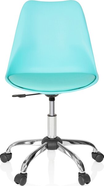 Sedia da ufficio, girevole, FANCY PRO turchese