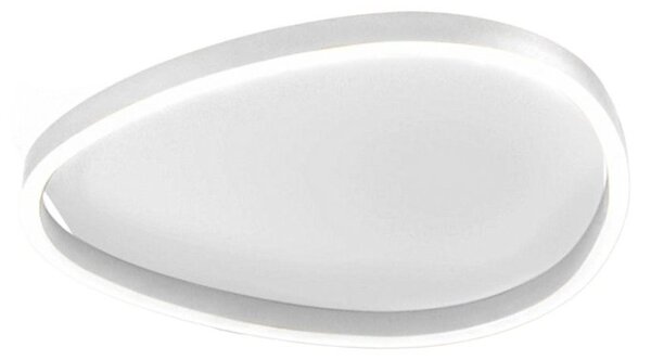 Plafoniera moderna gea luce ecaris pm fecpb2 led bianco alluminio silicone - Gea Luce
