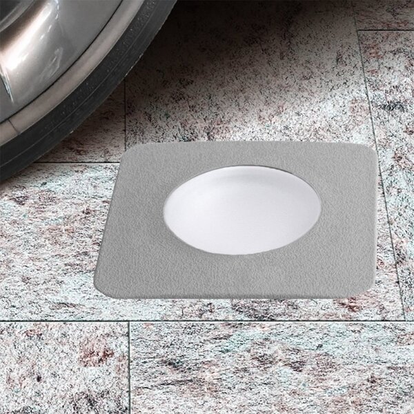 Faretto incasso calpestabile quadrato top light capri small ca qd9 gr gu10 led cct ip67 230v grigio resina - Top Light