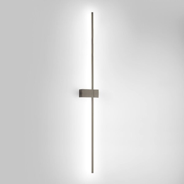 Applique moderno gea luce cynara ag fcyat2 led titanio alluminio silicone - Gea Luce