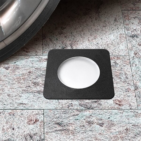 Faretto incasso calpestabile quadrato top light capri ca qd9 ne gu10 led cct ip67 230v nero resina - Top Light