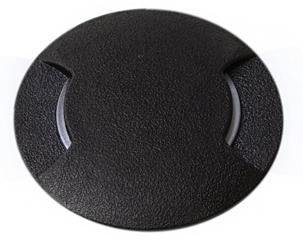 Faretto incasso tondo calpestabile biemissione top light capri small ca tb9 ne gu10 led cct ip67 230v nero resina - Top Light