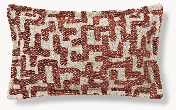 Cuscino in viscosa con motivo jacquard Contia
