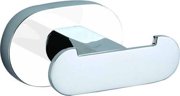 SLEZAK-RAV: Gancio doppio cromo/bianco YUKON YUA0102CB