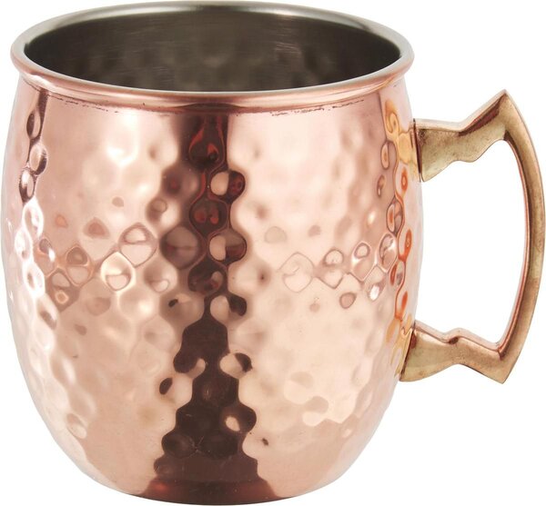 Tazza Moscow Mule in rame con superficie martellata Shiny