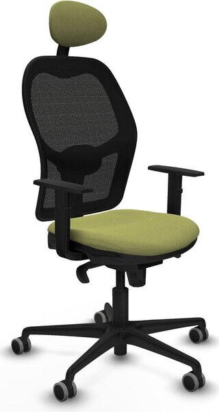 Sedia da ufficio con poggiatesta Jorquera Piqueras y Crespo 1D036G1 verde