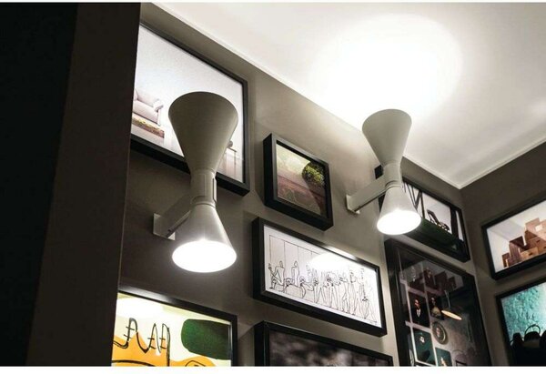 Applique da parete Nemo Lighting, Bianco, Soggiorno
