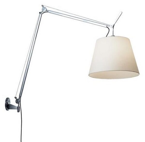 Applique da parete Artemide, dimmerabile, Metallizzato, Soggiorno, Alluminio