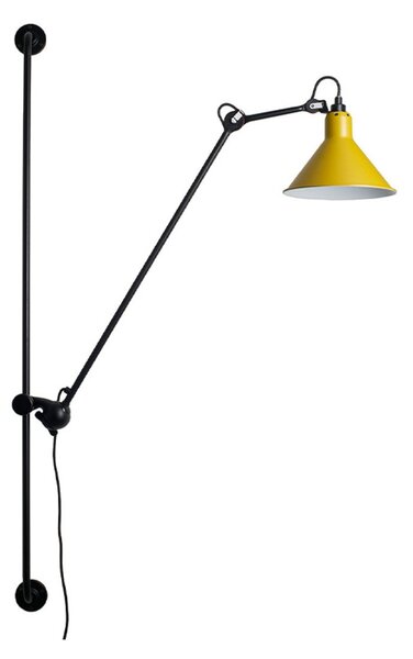 Applique da parete Lampe Gras, Giallo, Soggiorno, Metallo, Industriale