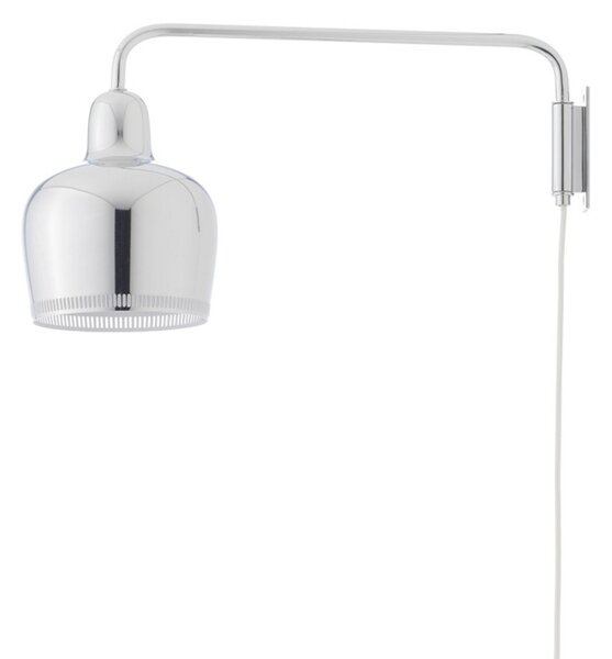 A330S Golden Bell Applique da Parete Cromato/Bianco - Artek