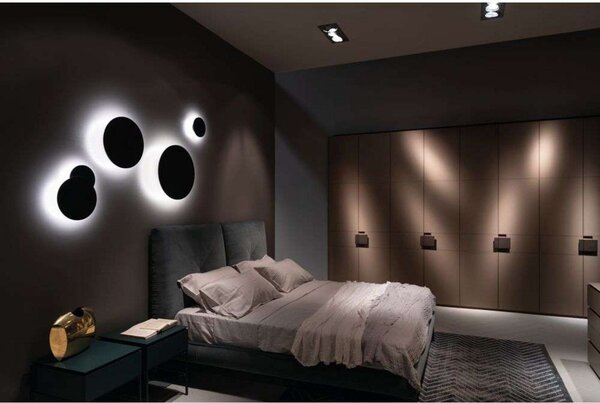 Applique da parete LIGHT-POINT, Nero, Balcone, Alluminio