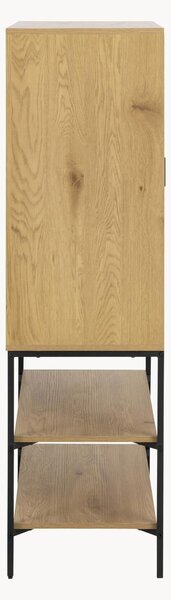 Credenza alta con frontale scanalato Jaipur