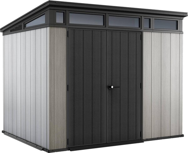 KETER Artisan 9x7 Casetta da giardino 277 x 226 x 218 cm, plastica, grigio/antracite KETER 17204256