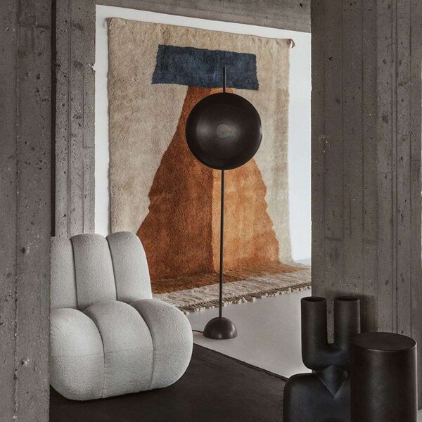 Lampada da terra 101 COPENHAGEN, dimmerabile, Bronzo / Ottone anticato, Soggiorno, Metallo