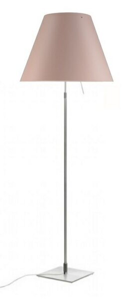 Lampada da terra Luceplan, Rosa / Rosé, Soggiorno, Alluminio