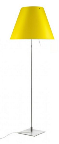 Lampada da terra Luceplan, Giallo, Soggiorno, Alluminio