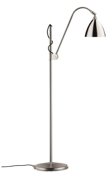Lampada da terra GUBI, Metallizzato, Soggiorno, Metallo