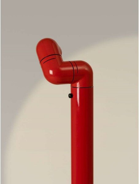 Lampada da terra Santa & Cole, dimmerabile, Rosso, Soggiorno, Metallo