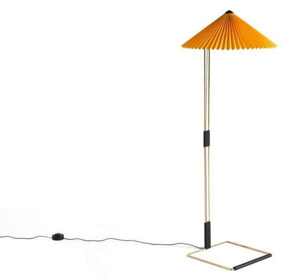 Lampada da terra HAY, dimmerabile, Giallo, Soggiorno, Metallo