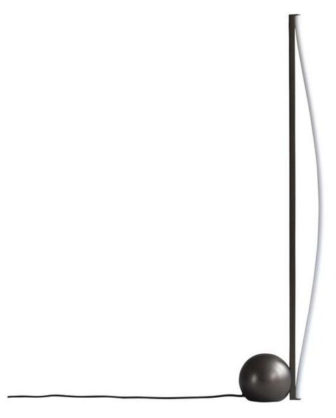 Lampada da terra 101 COPENHAGEN, dimmerabile, Bronzo / Ottone anticato, Soggiorno, Alluminio