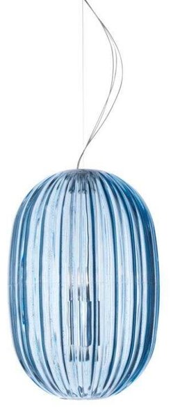 Lampada a sospensione Foscarini, Blu, Sala da pranzo, Plastica