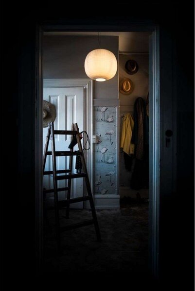 Lampada a sospensione Foscarini, Bianco, Soggiorno, Vetro