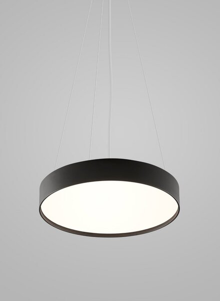Lampada a sospensione LIGHT-POINT, dimmerabile, Nero, Soggiorno, Alluminio