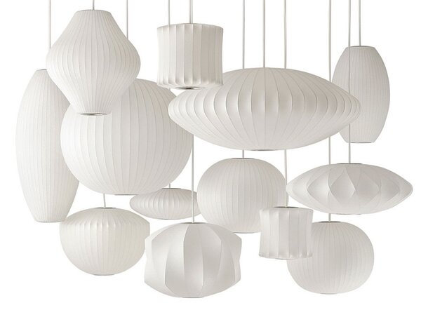 Lampada a sospensione HAY, Bianco, Sala da pranzo, Plastica