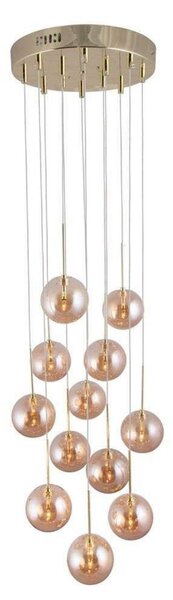 Lampada a sospensione Globen Lighting, Arancione, Soggiorno, Metallo